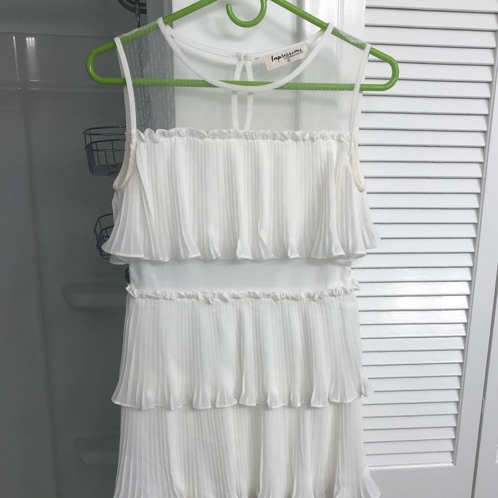 White “Bride” dress for showers & rehearsals